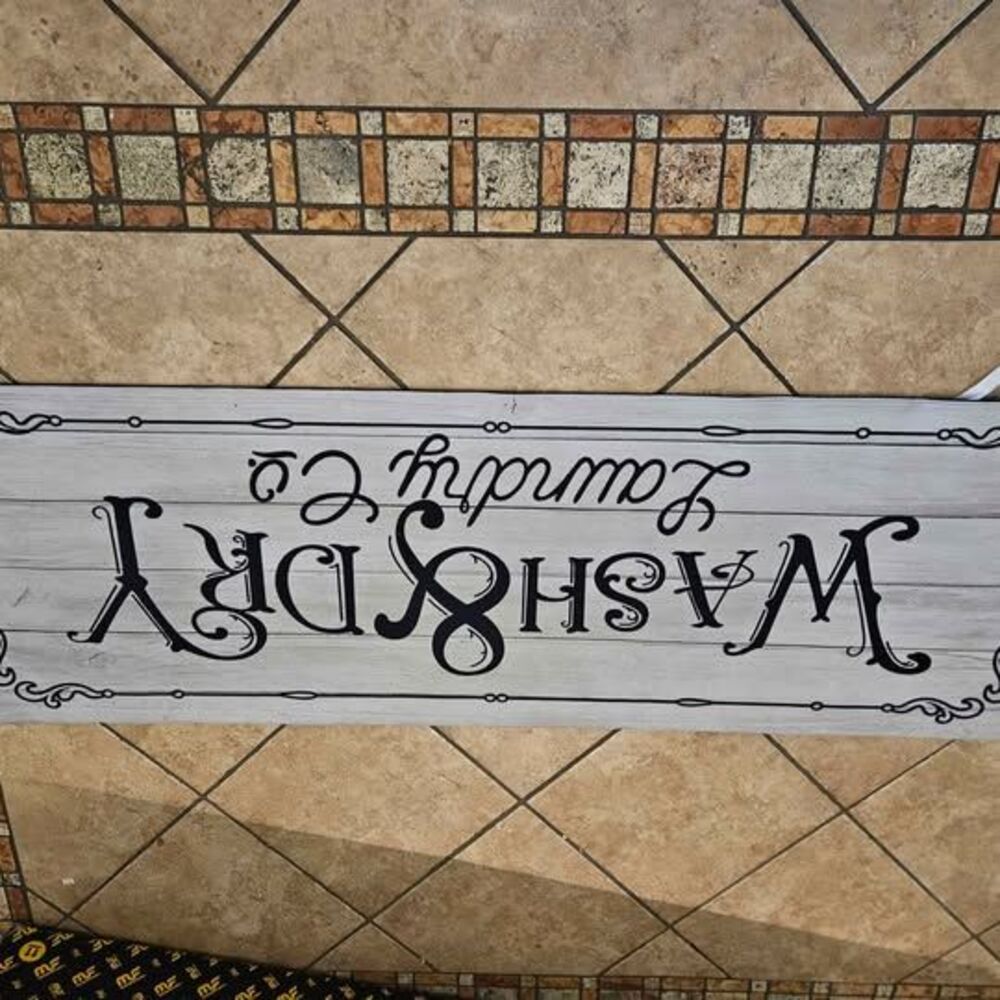 Wash & Dry Laundry Co. Mat 19" x 58"